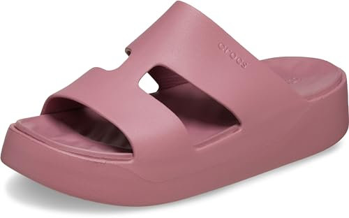Crocs Getaway Platform H-Strap, Sandali Donna, Cassis, 42/43 EU