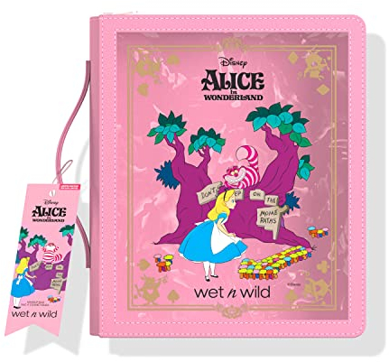 Wet n Wild Alice im Wunderland Make-up Tasche, All-in-One Make-up Mag für Kinder zum Befüllen mit Alice im Wunderland Make-up, mittlere Größe