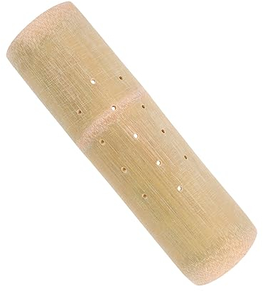 Homoyoyo Nackenpolster Bambuskissen Hölzernes Nacken- Und Rückenkissen Lendenkissen Schlafkissen Keilkissen Japanisches Zubehör Schlafzubehör Praktisches Nackenkissen