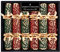Harvey & Mason 6 Exquisite Weihnachts-Knallbonbons Deluxe Premium Rot Grün Gold Laub Design Xmas Dinner Party Feier Recycelbar