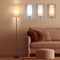IPARTS EXPERT Floor Lamps for Living Room, Modern LED Standing Tall Lamp Reading Light 3 Color Temperatures Adjustable Bedside Lamps for Bedroom Living Room Office Decor