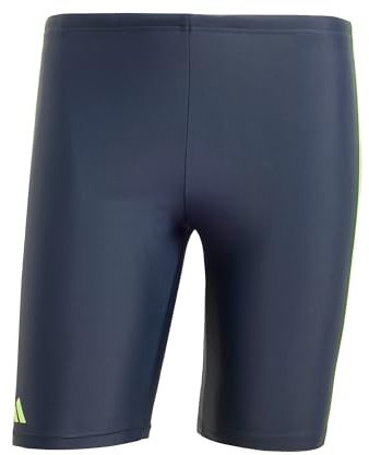 adidas Herren Classic 3-Stripes Swim Jammer, 36, Legend Ink/Lucid Lemon, 6