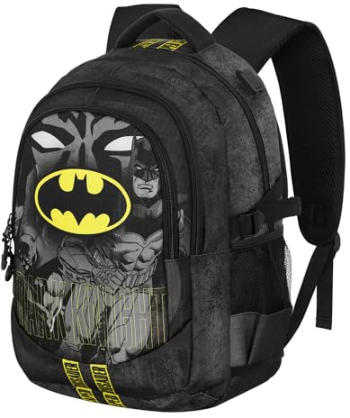 Karactermania Batman Caped-Plus Running Rucksack, Schwarz, 34 x 46 cm, Kapazität 32 L