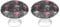 Tilivyx Door Knobs Decorative Grey Pink Flamingo 1 pcs(2 Drawer Handles)