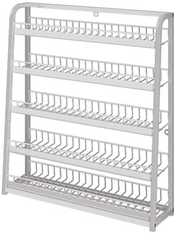 Küchenwagen 26,3 In Supermarkt Regal Display Rack, Schlanker Snack-Organisationsständer für Die Theke, Süßigkeiten/Chips/Teebeutel/Aufbewahrungskorb, Stabiler Konzessionshalter ( Color : White , Size