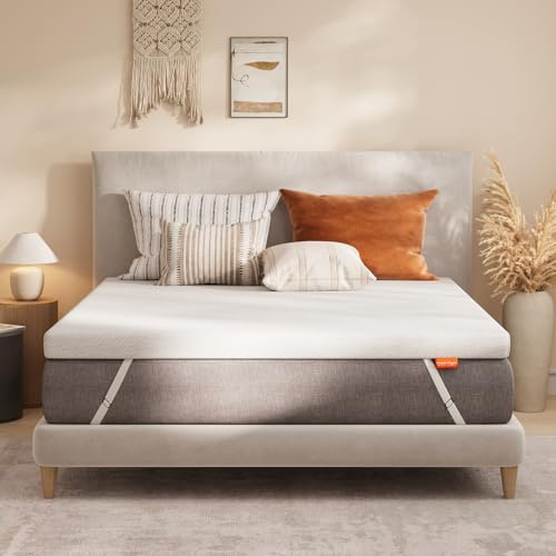 Sweetnight Topper aus Doppelter Schwammkern 120x200cm,10cm Höhe Matratzentopper, H3&H4 Matratzen Topper Matratzenauflage für Bett Boxspringbett Wohnwagen Schlafsofa，Bezug Abnehmbar und Waschbar