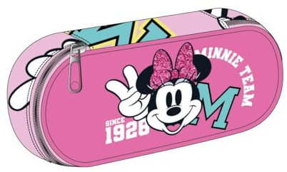 Disney Minnie Mouse Pencil Case for Girls | Girls Pencil Case with Stationery Included | Cute Pencil Case | Kids Pencil Case | Large Pencil Case | Pencil Cases Girls | Aesthetic Pencil Case