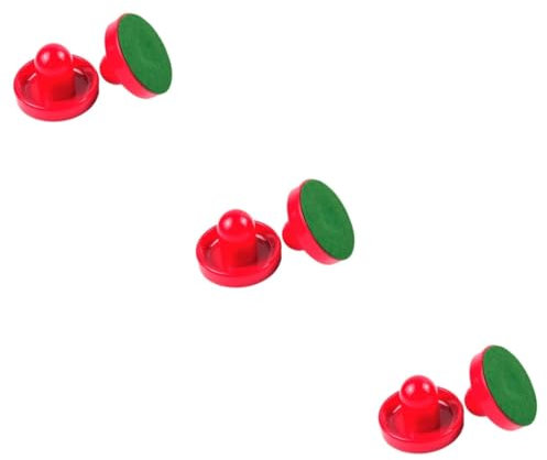 MILISTEN Air Wurm 6 Stück Hockey Griffe Paddel Air Hockey Paddel Und Drücker Air Hockey Zubehör Rot Spiel