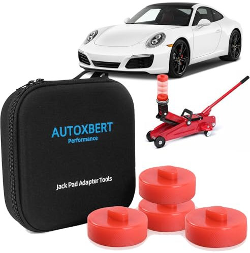 Wagenheber Auflage Adapter Wagenheberaufnahme Polyethylen Karosserie Unterlage Autozubehör Unterstellbock Schützt Auto vor Kratzen Auflage Hebebühnen Block für Porsche