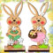 Scinzene 2 Stück Osterhase Aus Holz, Osterdeko Holz, Ostern Deko, Osterhase Deko, Für Ostern, Osterdekoration, Ostergeschenke(8 x 4.7 x 19cm)