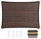 Schattiernetz Sonnenschutznetz 350 x 680 cm, HDPE Polyester, Sonnenschutz 98% Uv Schutz, Reißfest Wetterfest, Schattierungsnetz für Gewächshaus, für Terrasse Garten, Braun