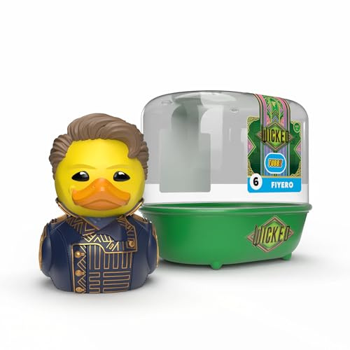 TUBBZ: Wicked for Good - Prince Fiyero Rubber Duck Collectable Toy 9 cm | Official Wicked Merchandise – Vinyl Figure with Bathtub Display, Oz Prince Character, Theatre Fan Decor & Novelty Duck Gift