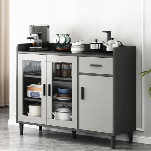 EOJDDPA Sideboard für Wohnzimmer, Küchenschrank, moderner minimalistischer, Leichter, luxuriöser Teeschrank für das Esszimmer zu Hause, künstliche Platte, 100 x 34 x 92 cm
