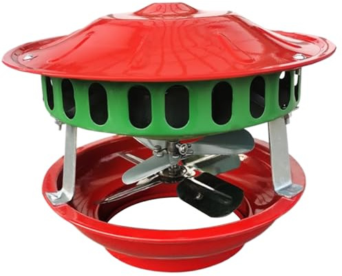 Hbbgdiy 80W Chimney Exhaust Fan Quiet 7 Blade Fireplace Fan Smoke Evacuator, Dustproof Chimney with Inner Dia. 4.9-7.9 inch Smoke Evacuator for Country Cottage Bungalow Kitchen Fireplace