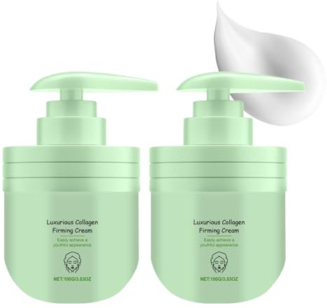 Luxuriöse Kollagenstraffungscreme, Straffende Collagen-Creme, Luxury Collagen Firming Cream, Feuchtigkeitsspendend Anti-Falten-Creme, Hautstraffende Körpercreme Lifting (2)