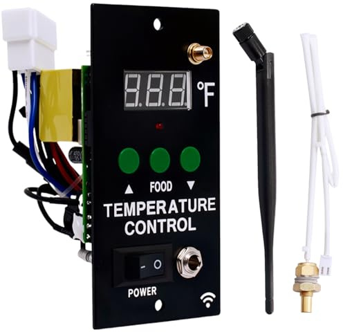 Upgrade Smart Digital Control Board Ersatzteile für Green Mountain Jim Bowie Choice Grills, Teilenummer: P-1053, kommt mit thermischer Temperaturfühlsonde