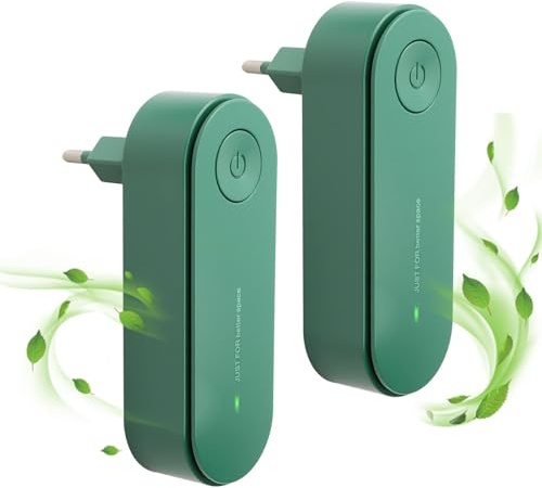 Purificador de Aire Mini Generador de iones Negativo Plug-in sin Filtro Purificar Olores Tasa de esterilización 99,97% para Habitación de Animales/Dormitorio/Casa/Salón