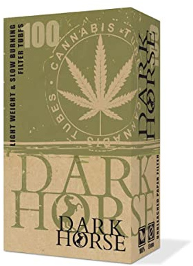 Dark Horse Canna ungebleicht Filterhülsen Zigarettenhülsen