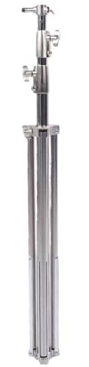 TIKATARER Soporte de Luz Resistente, Trípode de Fotografía Ajustable de 3 Metros con Perilla de Bloqueo Giratorio y Cojín de Resorte, para Iluminación de Estudio, Cámara Softbox con Flash (Silver)