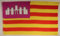 Buddel-Bini Flagge Fahne ca. 90x150 cm : Balearen Mallorca Ibiza Menorca