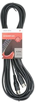 Citronic 6.0 Metre MIDI Lead with 180° 5-Pin DIN Plugs – Premium Quality Flexible Cable, Low Loss Conductors, Global Shielding for Superior Data Transmission