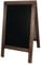 Olympia Pavement Board 1200 x 700 mm, Wood Framed, Size: L, Writing Surface: 860 x 560 mm, Fully Varnished Waterproof Frame, Foldable A-Frame Sign, Blackboard Sign, GG109