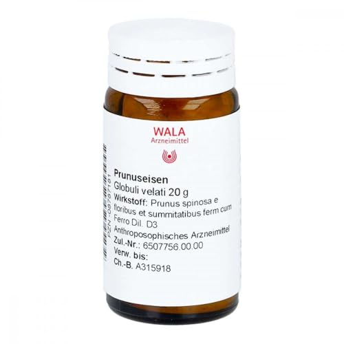 WALA Prunuseisen Globuli velati, 20 g Globuli
