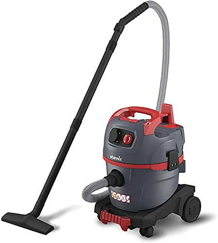starmix uClean ADL-1420 EHP – Industriesauger Staubklasse L mit Gerätesteckdose, Nachlauf & stufenloser Drehzahlregelung – 1400 W, 20 L Nass-/Trockensauger mit vielfältigem Zubehör-Set Made in Germany