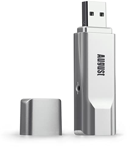 DVB-T/DVB-T2 USB TV Stick - August DVB-T230 - TV-Tuner für DVB-T und alle öffentlich-rechtlichen DVB-T2 Sender (USB, Windows, H.264, H.265)