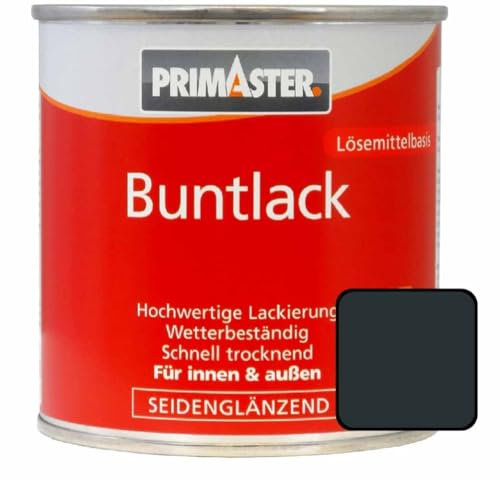 Primaster Buntlack 750ml Anthrazit Seidenglänzend Wetterbeständig Holz & Metall