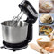 Syntrox Germany Küchenmaschine Knetmaschine Rührbesen Knethaken Standmixer KM-250W Delight mit 3 Liter Edelstahlschüssel