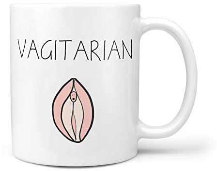 Tasse mit Vagitarischem, lustigem LBGT-Tasse, Lesbengeschenk, für Freundin, Schwulen, lustiges Geschenk zum Jahrestag, Valentinstag, Geburtstag