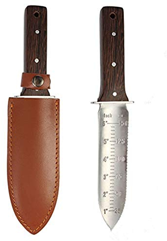 Wandeli Hori Gartenmesser Edelstahl Gartenmesser Graben Landschaftsbau Unkrautwerkzeug Gartenschaufel