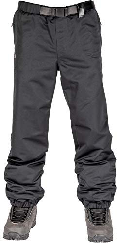 L1 SEXTON´20 Herren, Funktions- Snowboardhose, Regular Fit, 2 Lagenhose im 90er Jogger- Style mit Belüftungsschlitze und Verstellbarem Gürtel, M, BLACK
