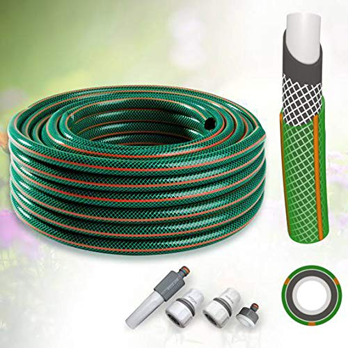 All4You GARTENSCHLAUCH 1/2 Zoll 50 m grün WASSERSCHLAUCH Schlauch mit Armaturen