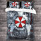 NICHIYOBI Resident Evil Bettbezug Bettwäsche Set - Bettbezug und Kissenbezug,Mikrofaser,3D Digital Print dreiteiliger Bettwäsche (6,Single 135x200cm)