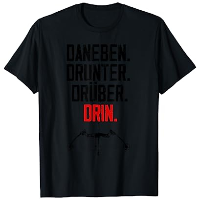 Bogenschütze Bogenschießen Zubehör für Bogensport T-Shirt
