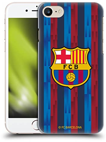 Head Case Designs Offizielle FC Barcelona Home 2022/23 Crest Kit Harte Rueckseiten Handyhülle Hülle Huelle kompatibel mit Apple iPhone 7/8 / SE 2020 & 2022
