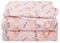 JSD Bettlaken-Set, rosa Blumenmuster, King-Size-Bettwäsche, blau, Paisleymuster, Mikrofaser, 4-teilig, weich knitterfrei