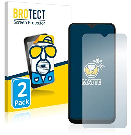 BROTECT Schutzfolie für Gigaset GS5 Lite | 2 Stück Entspiegelnder Displayschutz Made in Germany Matte Displayschutz-Folie Anti-Reflex Anti-Fingerprint Einfache Montage