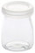 Milk Glass Bottle 10pcs Mini Yogurt Jars Clear Pudding Jars with Lid for Yogurt Containers with Lids Honey Pot Milk Jam Bottles for Mousse Jelly Wedding Favors 100ml