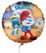Party Factory `Schlümpfe´ Folienballon, Ø45cm, bunt, Papa Schlumpf und Schlumpfine, Heliumballon zum Geburtstag