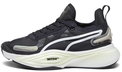 Puma PWR Nitro Squared WN's Damen-Sneaker, Schwarz Weiß, Größe 42, schwarz/weiß (Puma Black Puma White), 42 EU