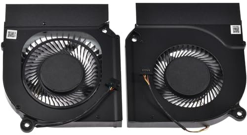 LPUK CPU and GPU Cooling Fan Replacement for Acer Predator Helios 300 PH315-53 p/n: DC28000QEF0 & DC28000QDF0