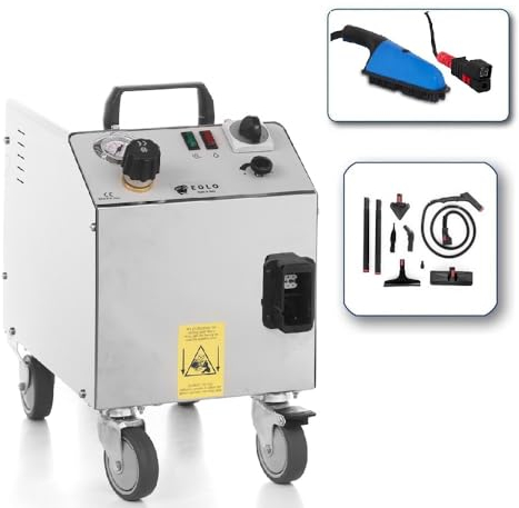 EOLO Nettoyeur Vapeur Professionnel Contre Punaises Lit Œufs De Punaises Parasites Germes Bactéricide Désinfecte Virucide Insecticide Sporicide Brosse Désinsectisation Efficacité A+