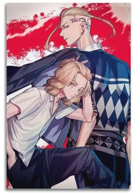 HCLHB Tokyo Revengers Poster, dekoratives Gemälde, Leinwand, Wandposter und Kunstdruck, moderne Familienschlafzimmer-Dekoration, Poster, 20 x 30 cm