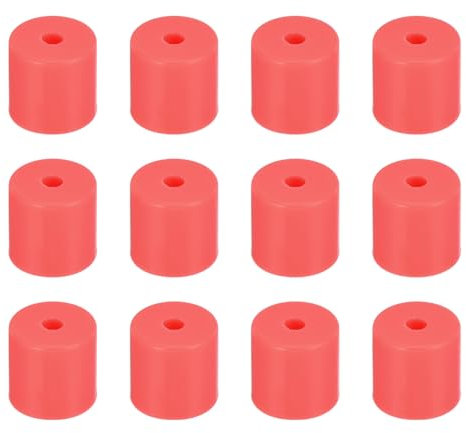 QUARKZMAN 12pz Montanti in Silicone per Letto 3D Printer Colonna di Livellamento in Silicone Ammortizzatore in Silicone 16mm per 3D Printer Rosso