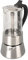 HAOHIZE Cafetera espresso para estufa, parte superior de cristal, acero inoxidable, cafetera italiana clásica, 4 tazas