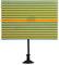 Klanata Universal-Reflektortafel zur lackierfreien Dellenreparatur, Gelb und Blau, mit LED-Licht für bessere Sichtbarkeit, ideal für die Dellenentfernung im Auto