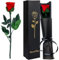 Infinity Rose, Rosso Rosa Stabilizzata Vera con Steli Rosa Eterna Festa della Mamma Regalo per Mamma Fiori Stabilizzata Regalo